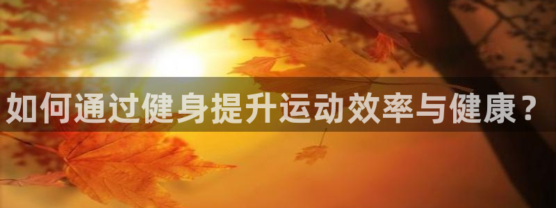 betway西汉姆：如何通过健身提升运动效率与健康？