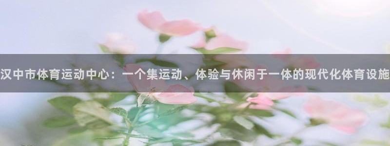 betway西汉姆官网：汉中市体育运动中心：一个集运动、体验与休闲于一体的现代化体育设施